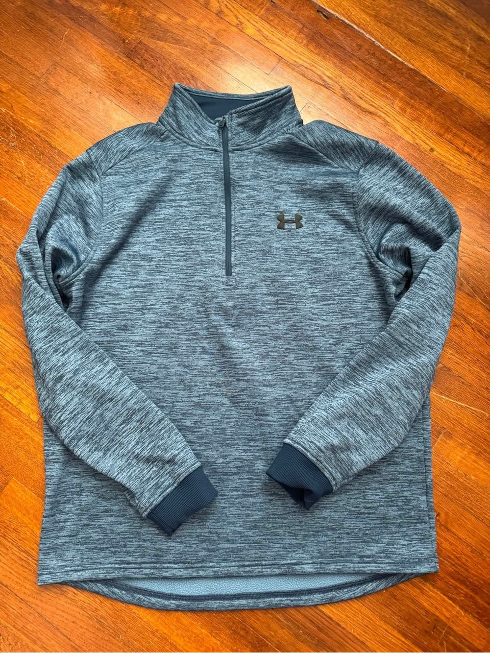 Under Armour Men’s Heathered Gray Quarter-Zip Pullover Sweater